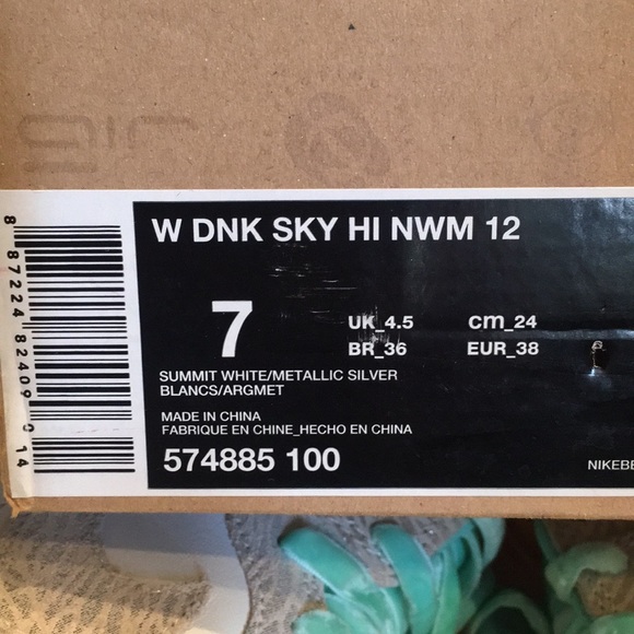 ❤️SOLD❤️ NIKE DUNK SKY HI LTD EDITION TIFFANY BLUE - Picture 7 of 8